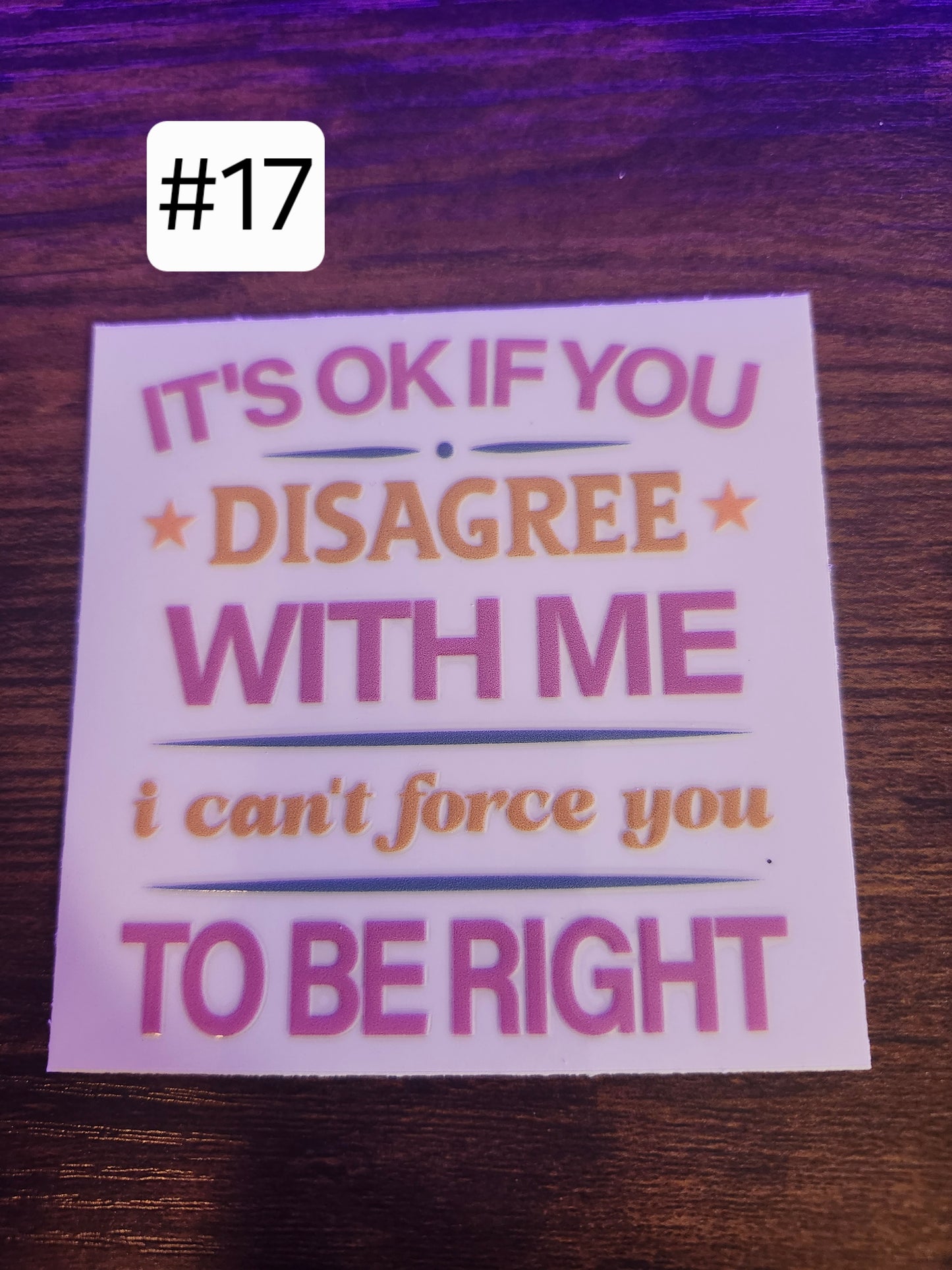 Funny Saying Decals