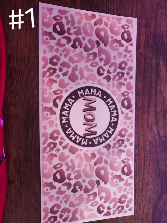 Cheetah and cow Printed Mama Decals