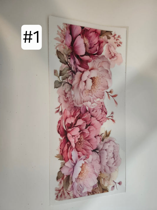 Flower decals