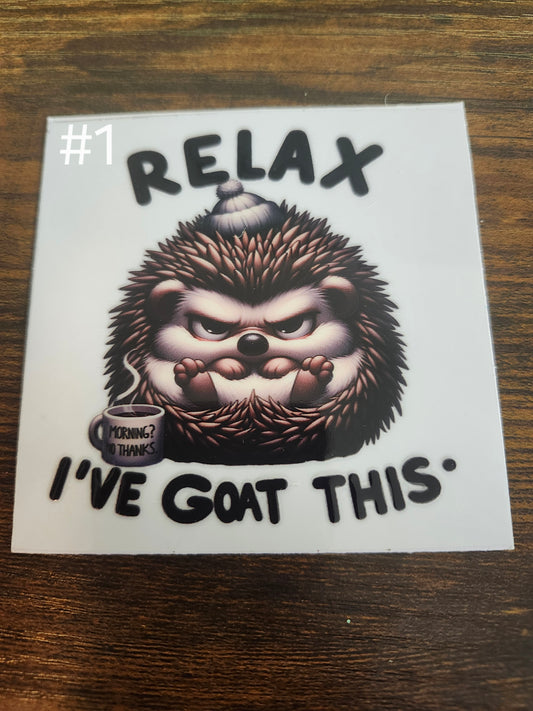 Animal Saying Decals