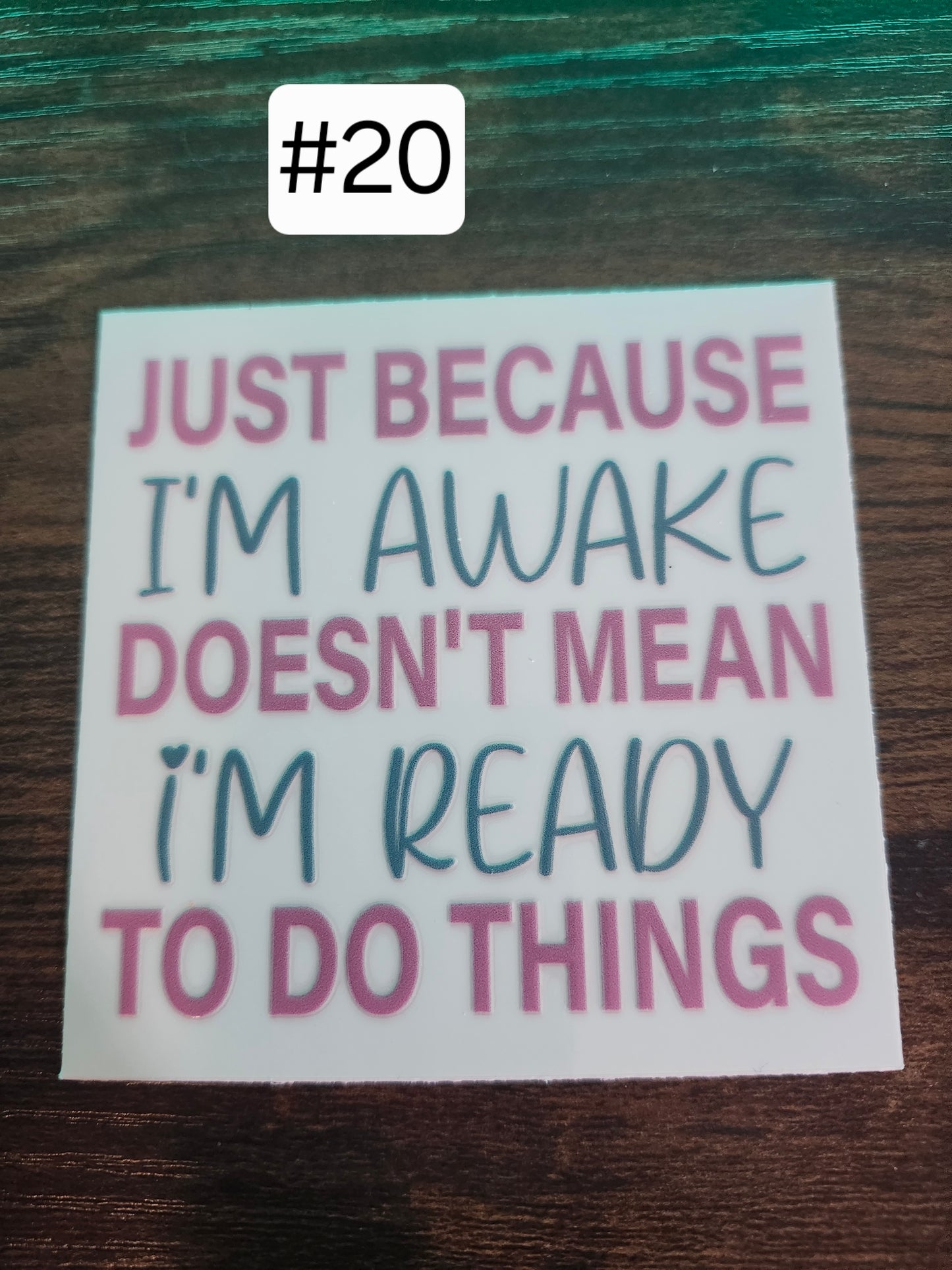 Funny Saying Decals