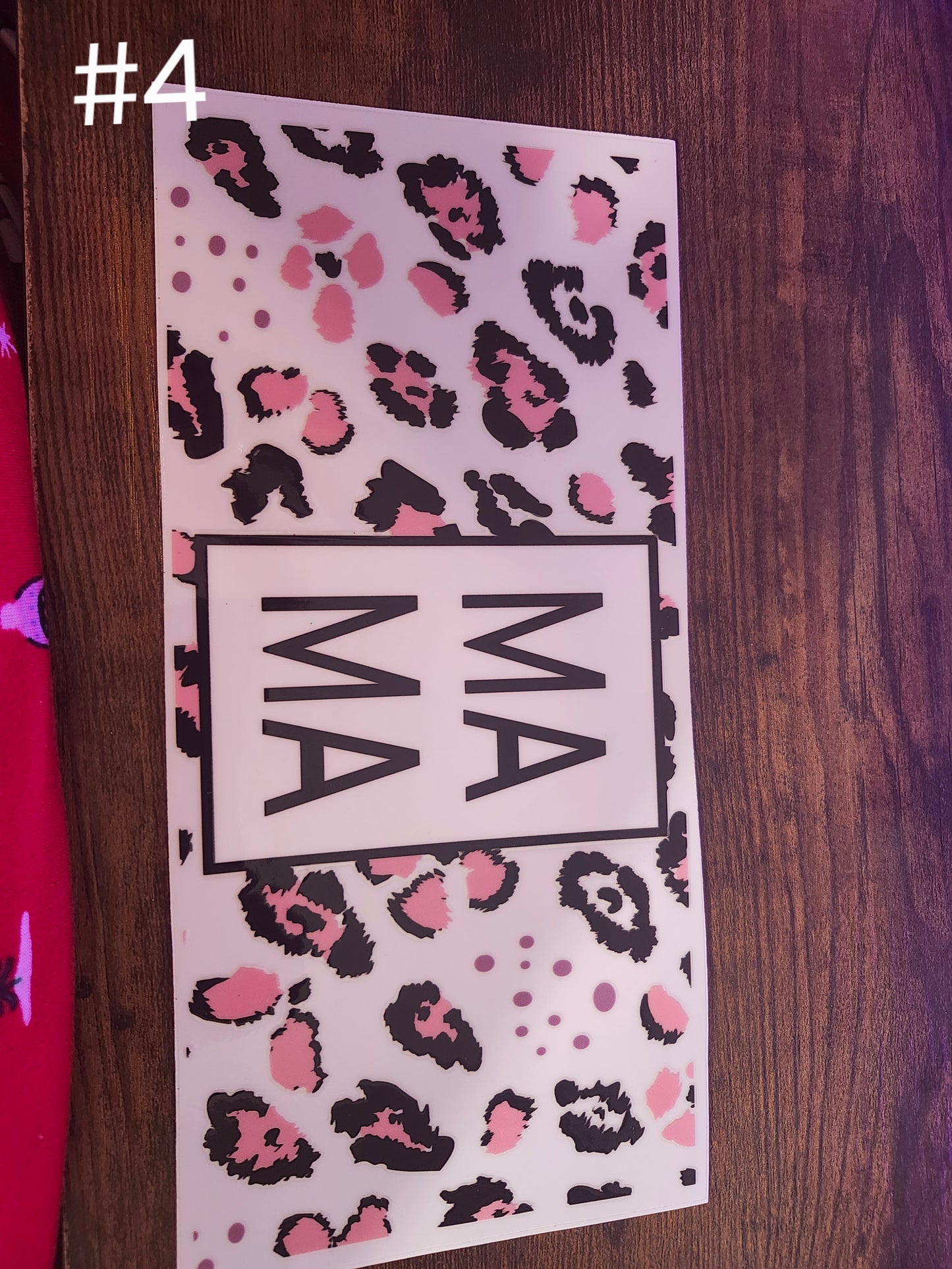 Cheetah and cow Printed Mama Decals