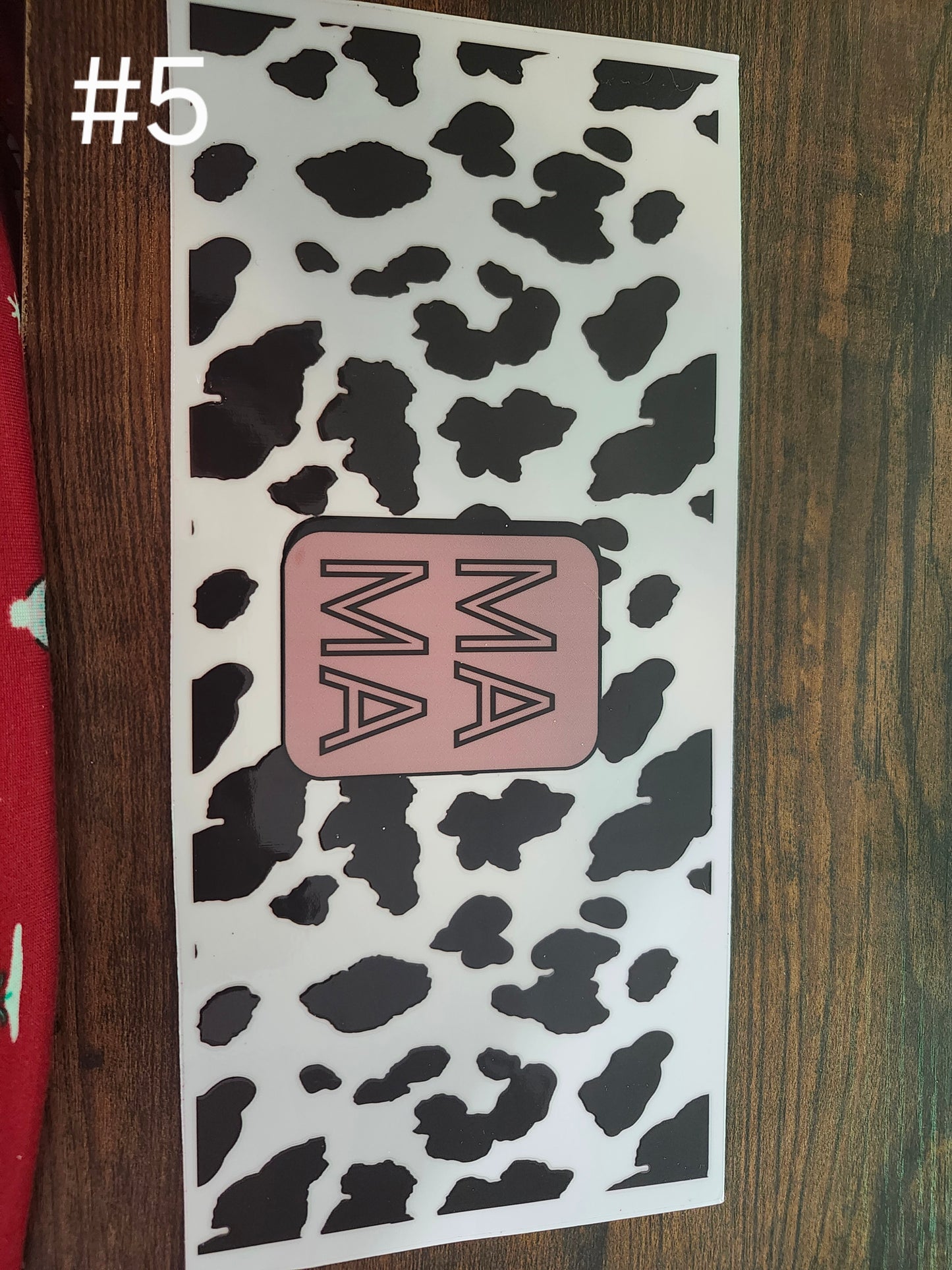 Cheetah and cow Printed Mama Decals